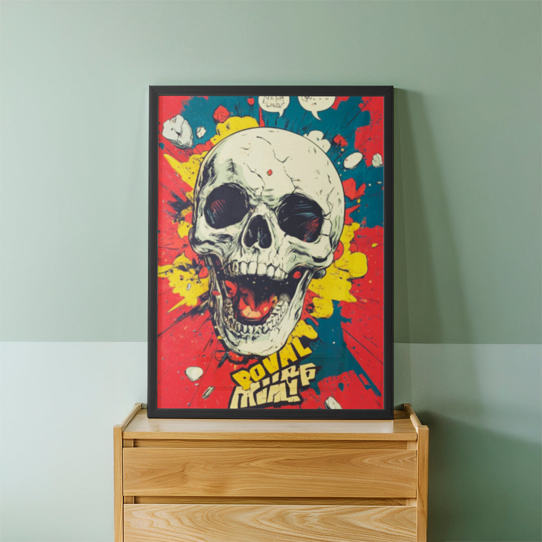 Skull Pop Wall Art (CS17)