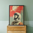 Vintage Astronaut Vibes Frame (CS18)