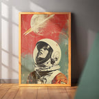 Vintage Astronaut Vibes Frame (CS18)
