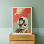 Vintage Astronaut Vibes Frame (CS18)