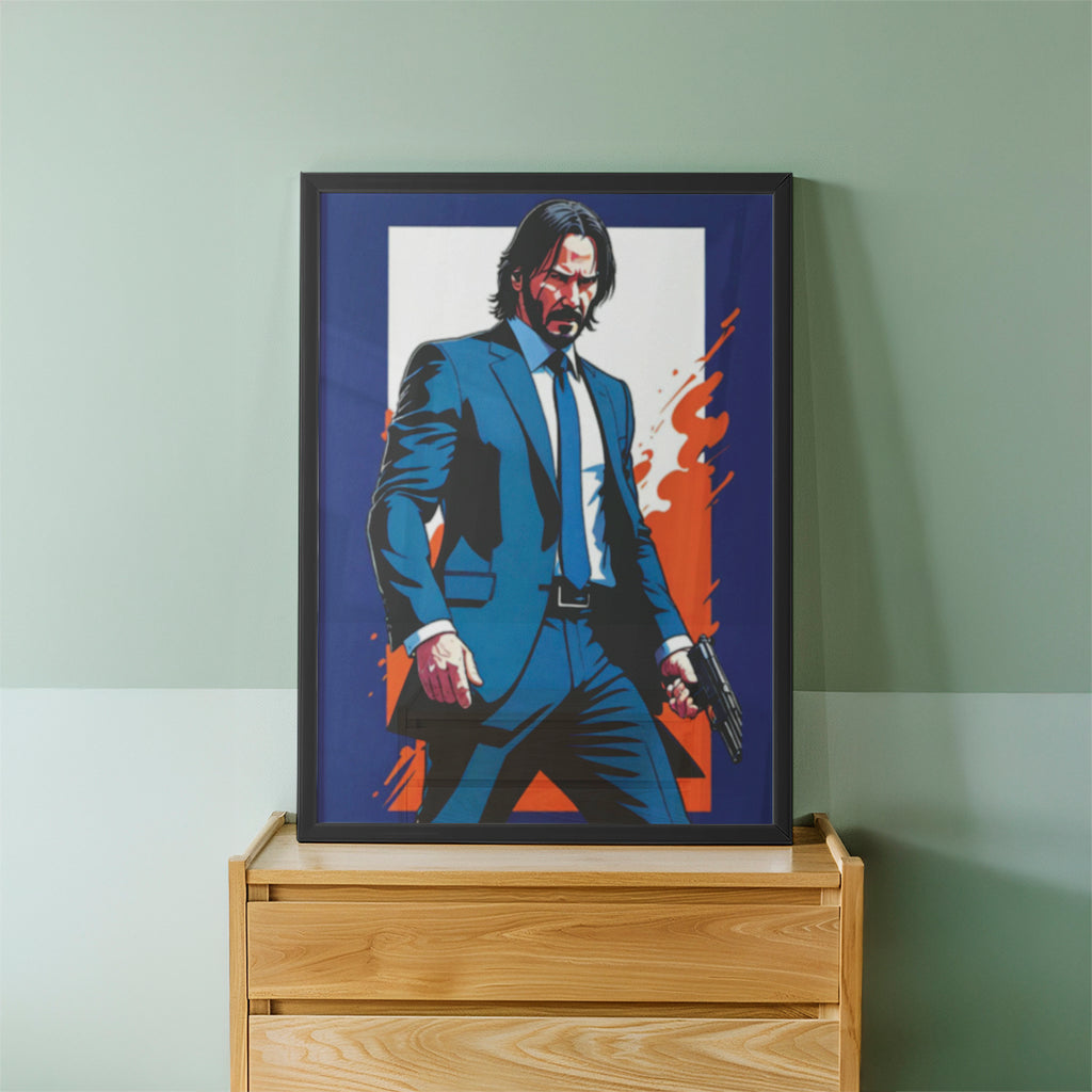 John Wick Action Wall Art Frame (CS2)