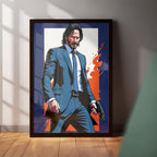 John Wick Action Wall Art Frame (CS2)