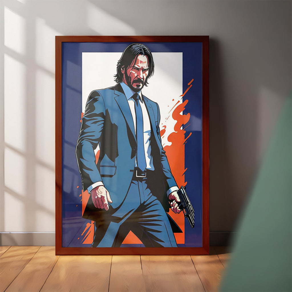 John Wick Action Wall Art Frame (CS2)