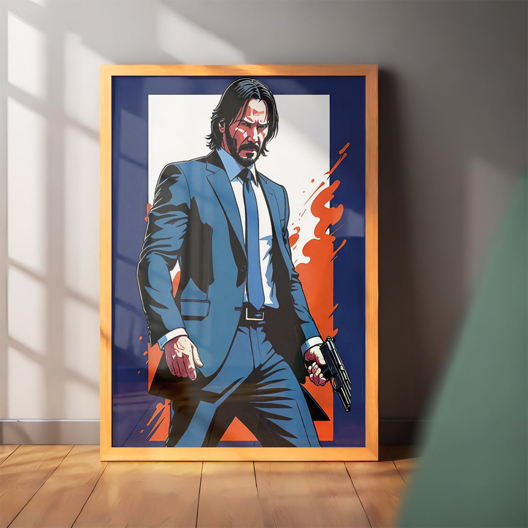 John Wick Action Wall Art Frame (CS2)