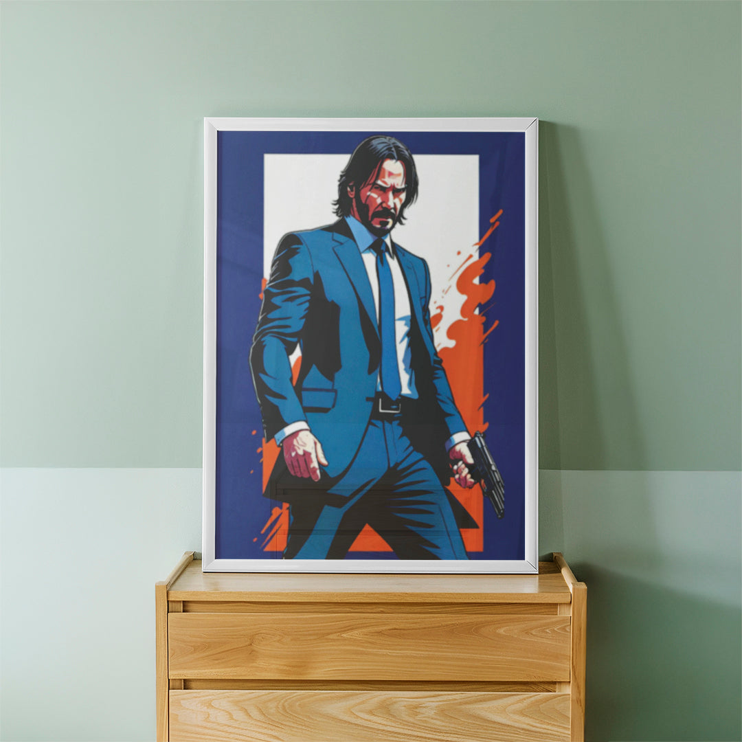 John Wick Action Wall Art Frame (CS2)