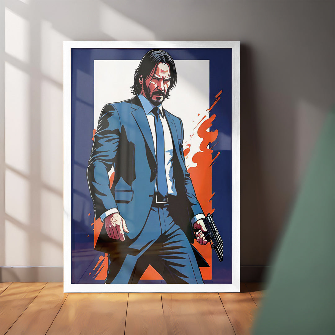 John Wick Action Wall Art Frame (CS2)