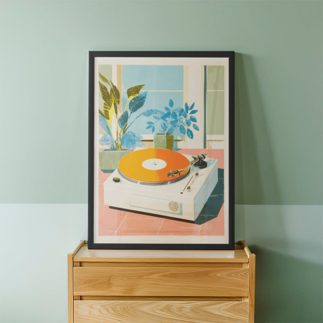 Retro Record Vibes Frame (CS20)