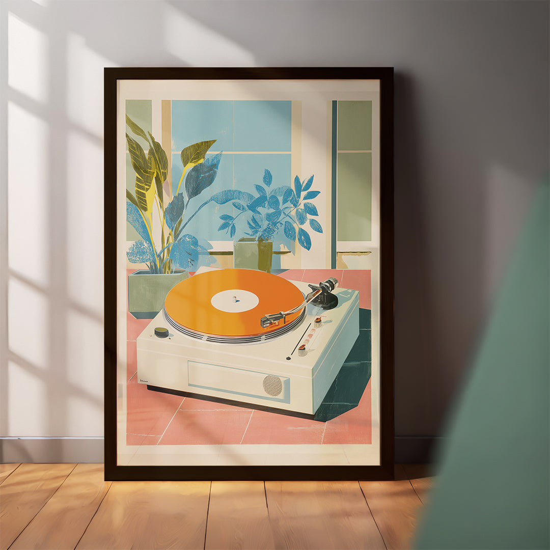 Retro Record Vibes Frame (CS20)