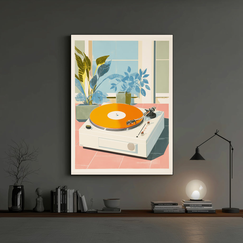 Retro Record Vibes Frame (CS20)