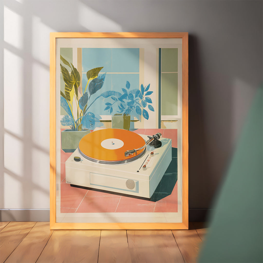 Retro Record Vibes Frame (CS20)