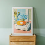 Retro Record Vibes Frame (CS20)