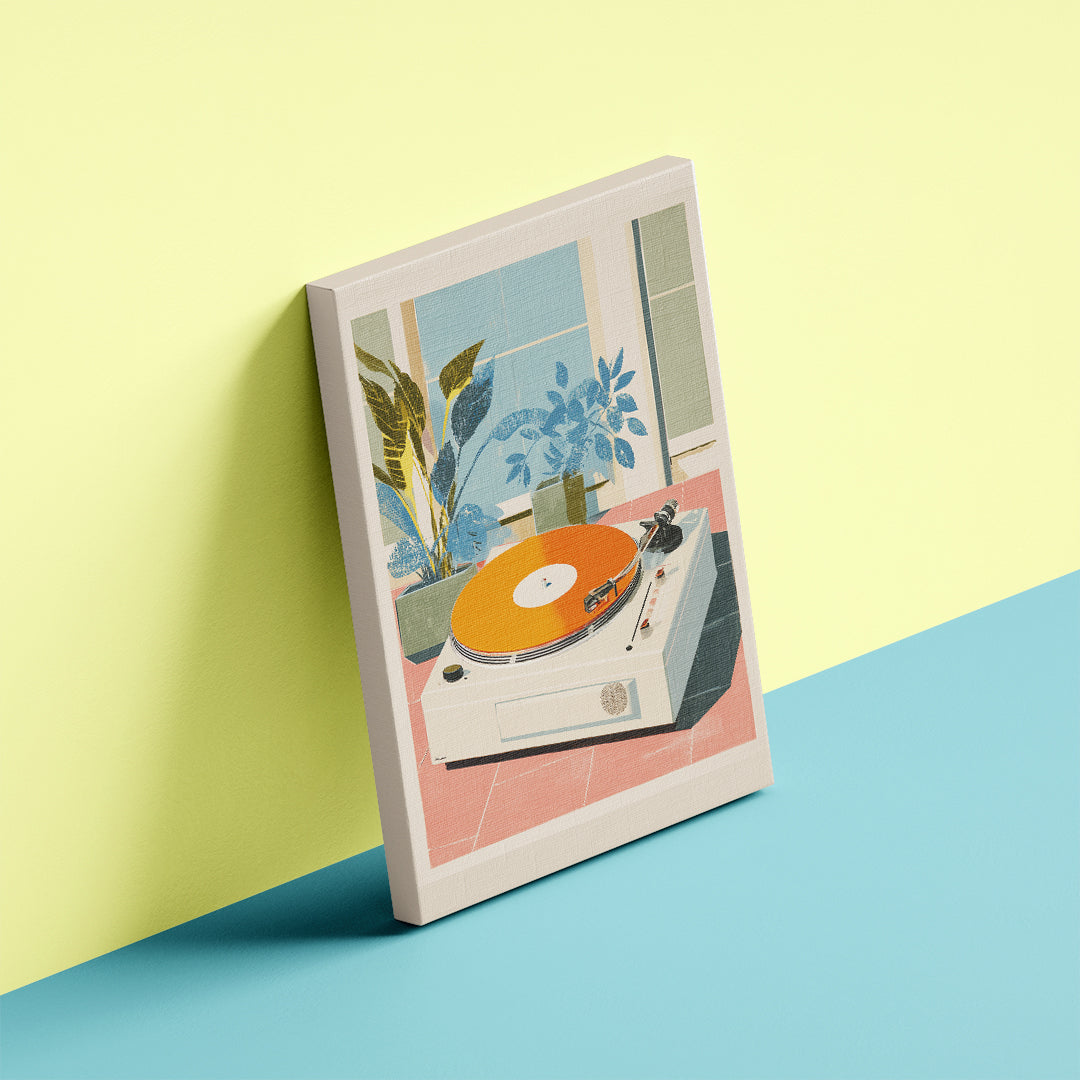 Retro Record Vibes Frame (CS20)
