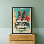 Retro Beats Wall Art (CS22)