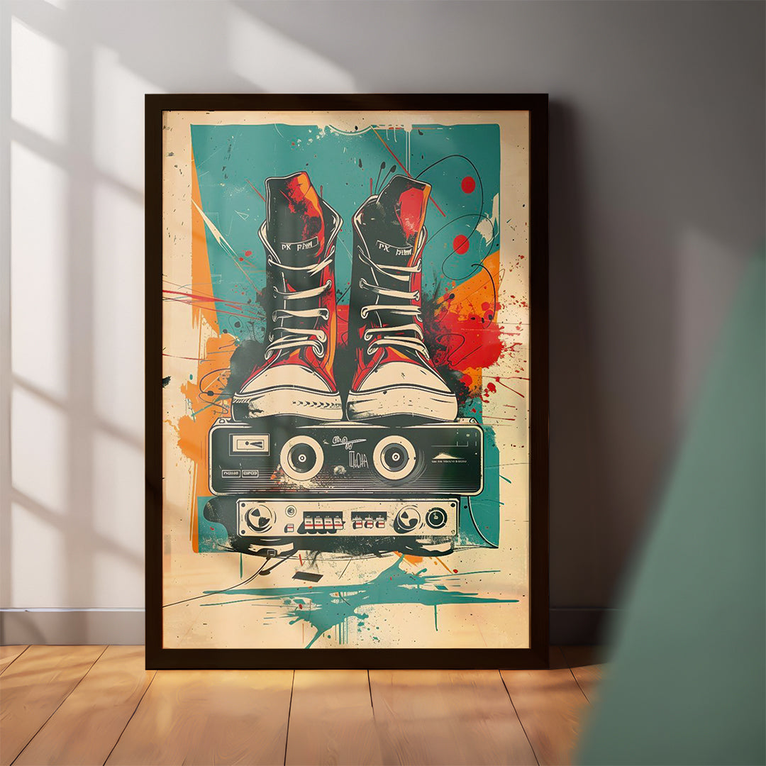 Retro Beats Wall Art (CS22)