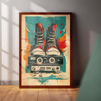 Retro Beats Wall Art (CS22)