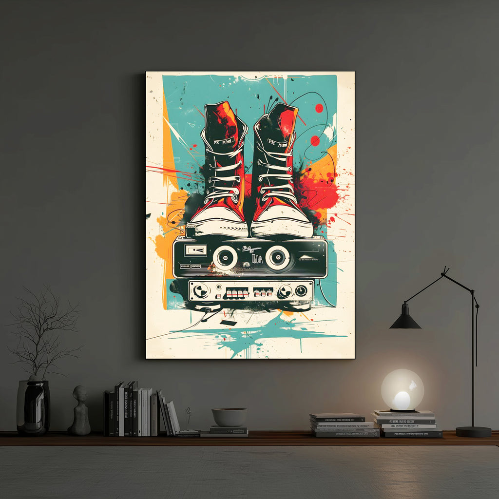 Retro Beats Wall Art (CS22)