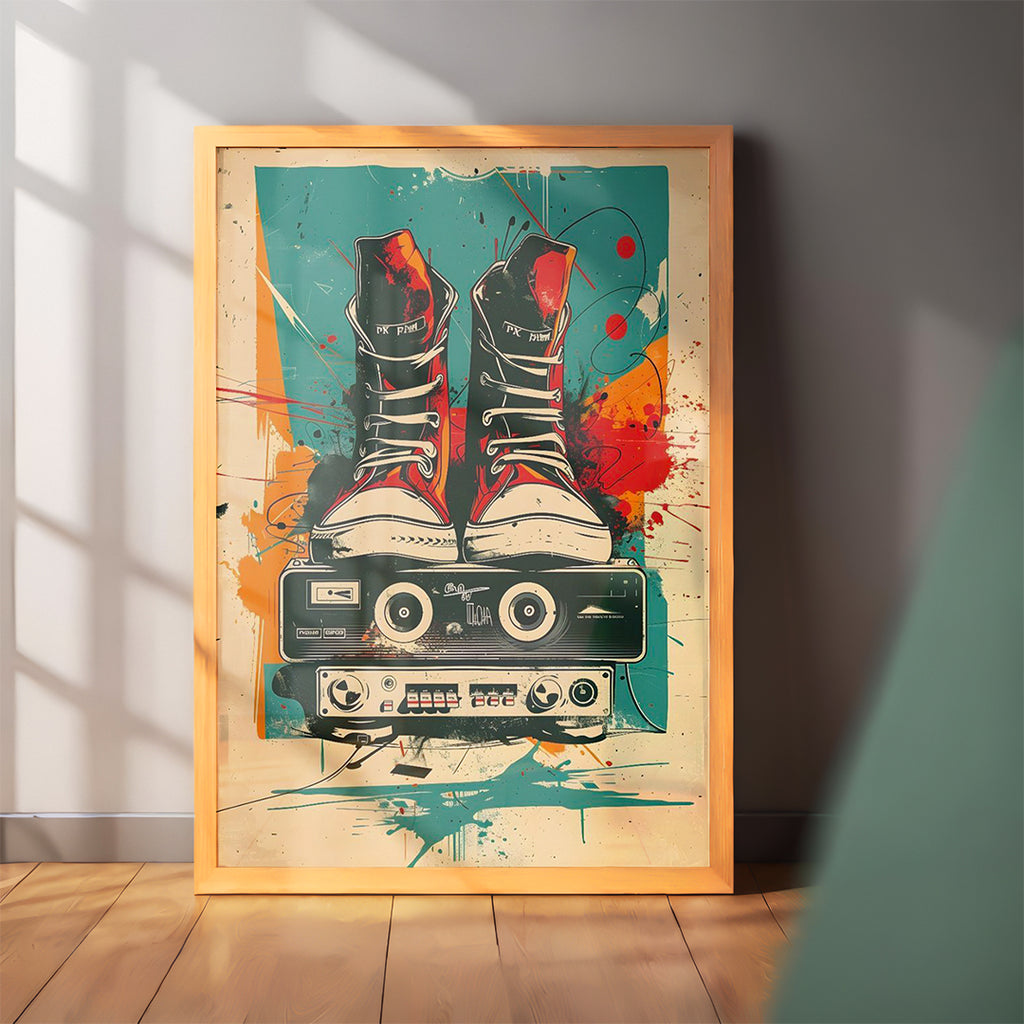 Retro Beats Wall Art (CS22)