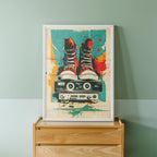 Retro Beats Wall Art (CS22)