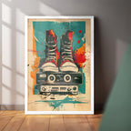 Retro Beats Wall Art (CS22)