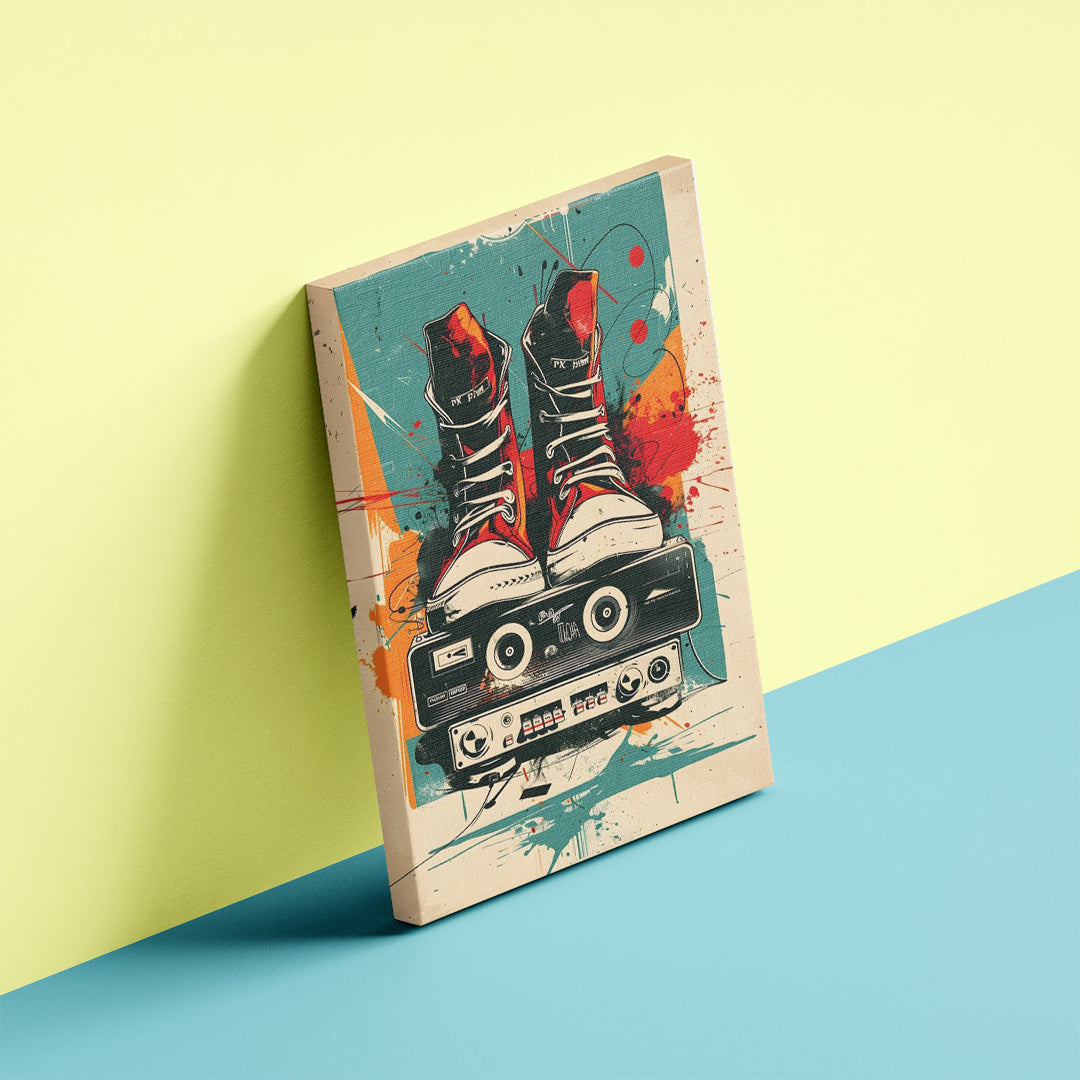 Retro Beats Wall Art (CS22)