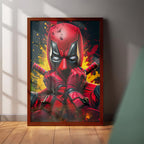 Red Mask Energy Wall Art (CS24)