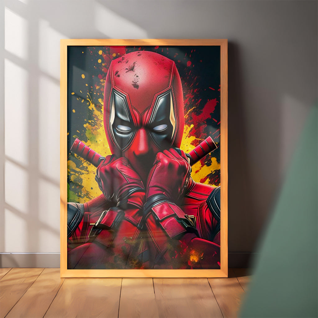 Red Mask Energy Wall Art (CS24)