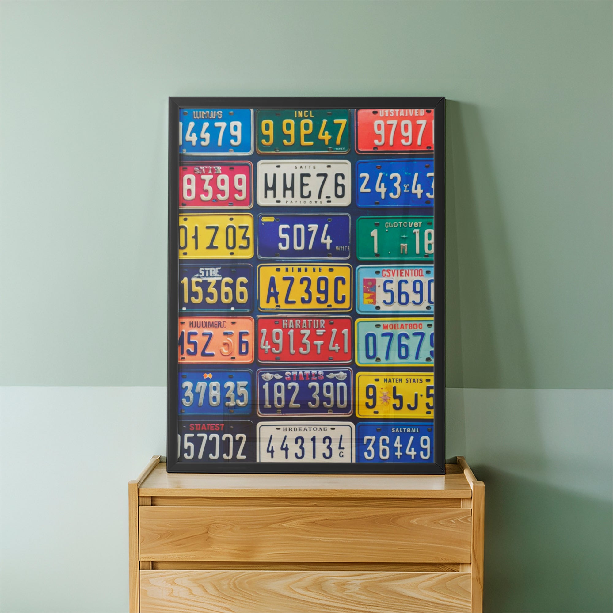 License Plate Pop Wall Art (CS25)