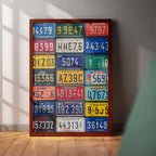 License Plate Pop Wall Art (CS25)