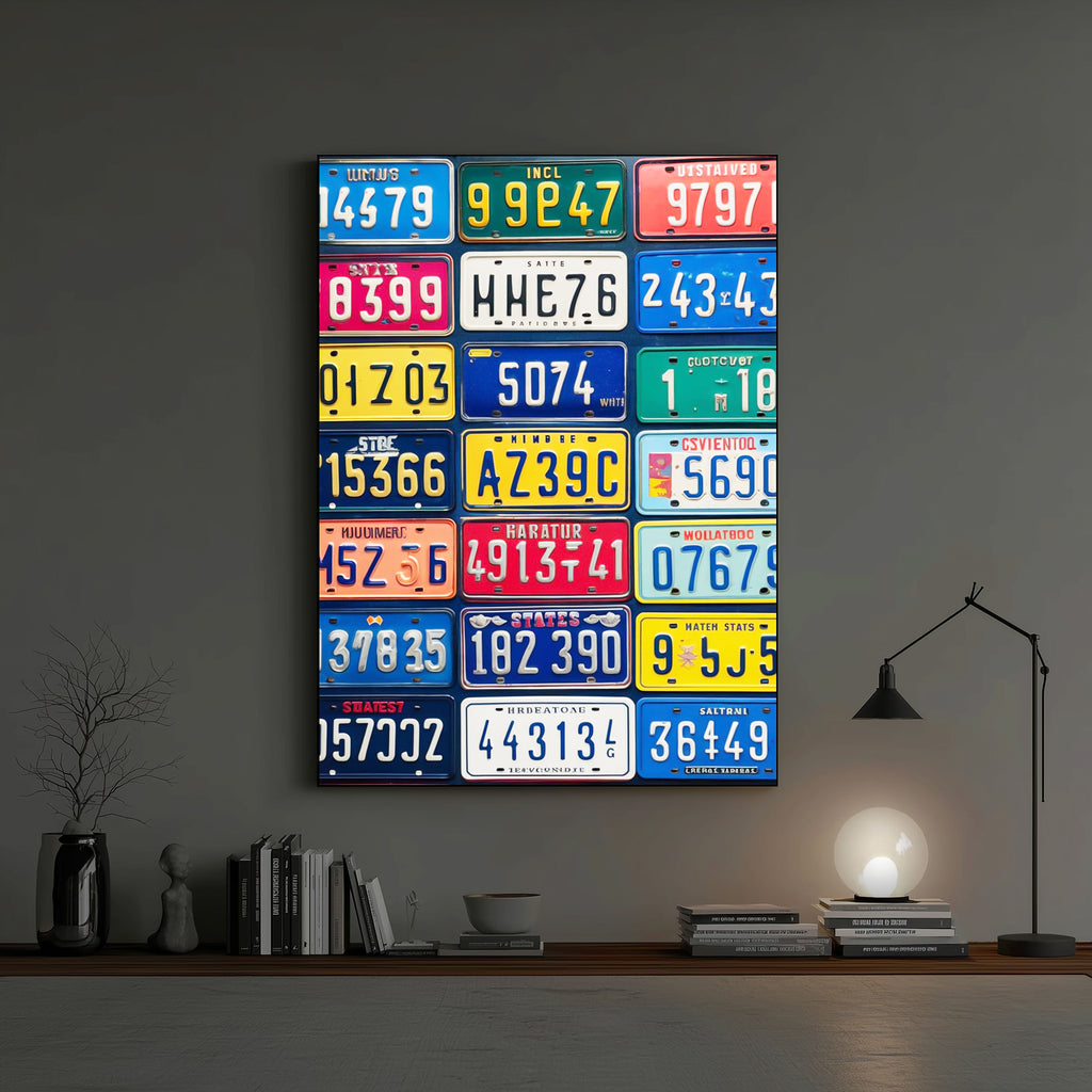 License Plate Pop Wall Art (CS25)