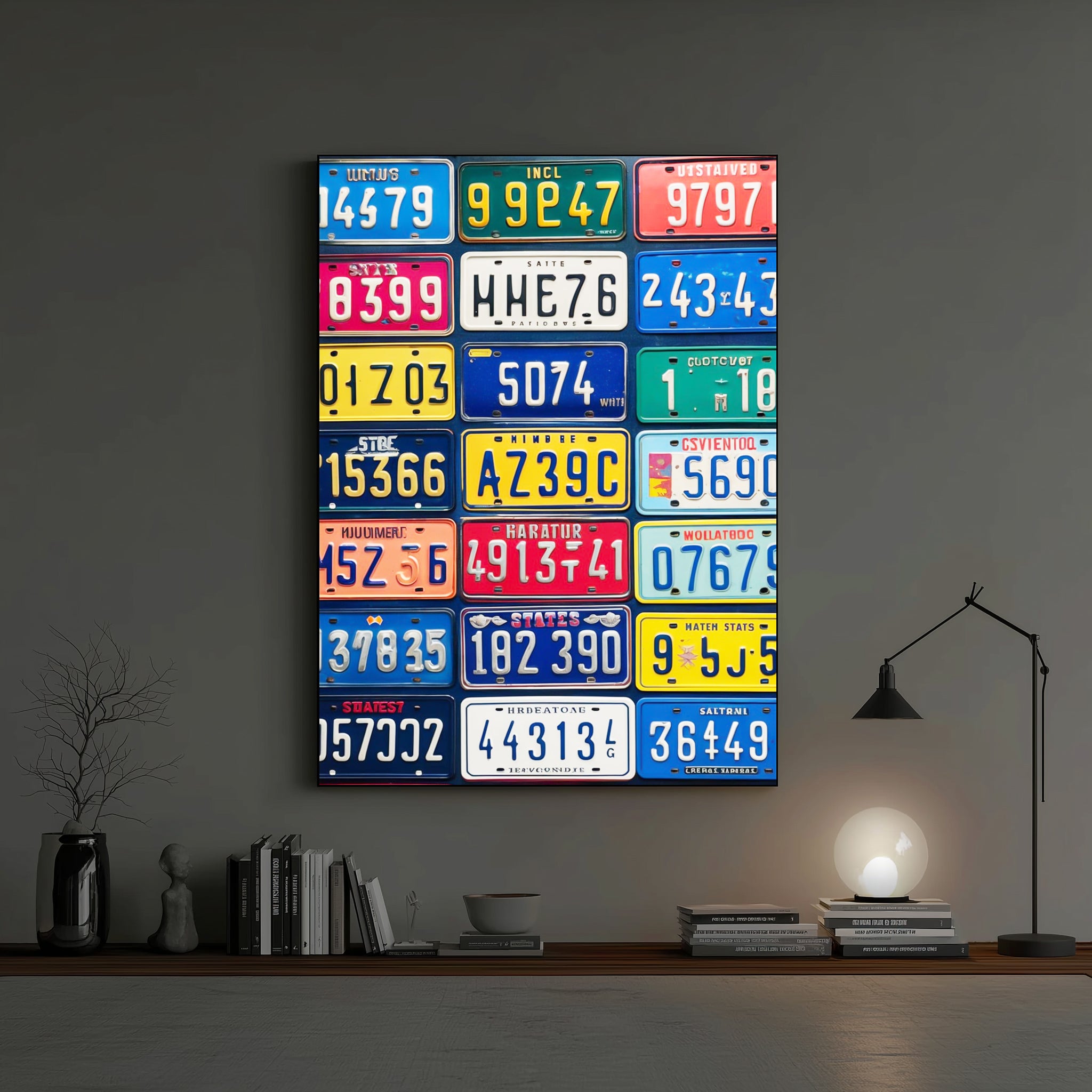 License Plate Pop Wall Art (CS25)