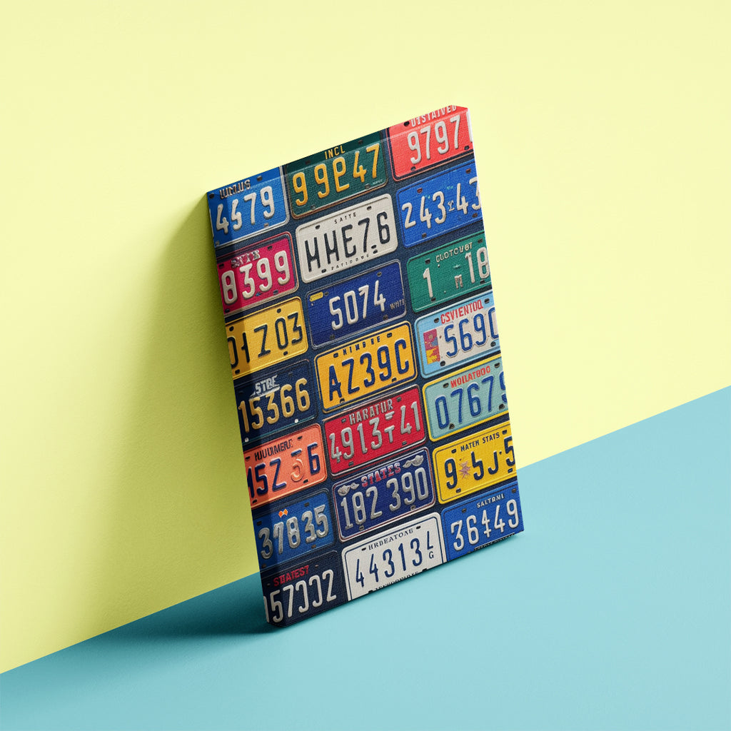 License Plate Pop Wall Art (CS25)