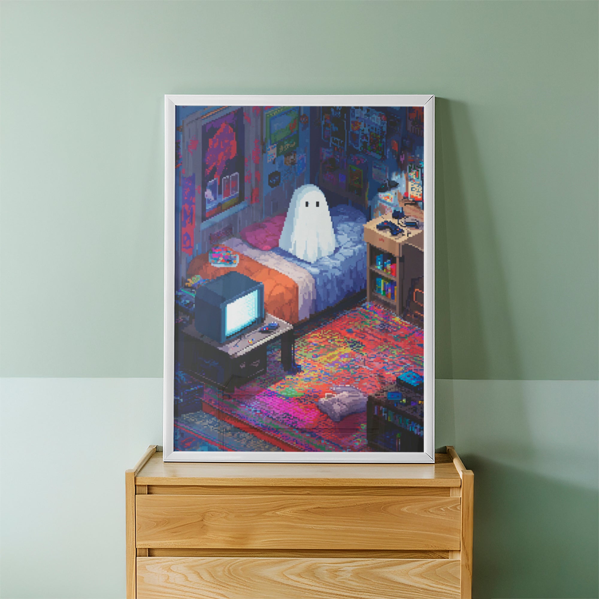 Friendly Ghost Mood Wall Art (CS30)