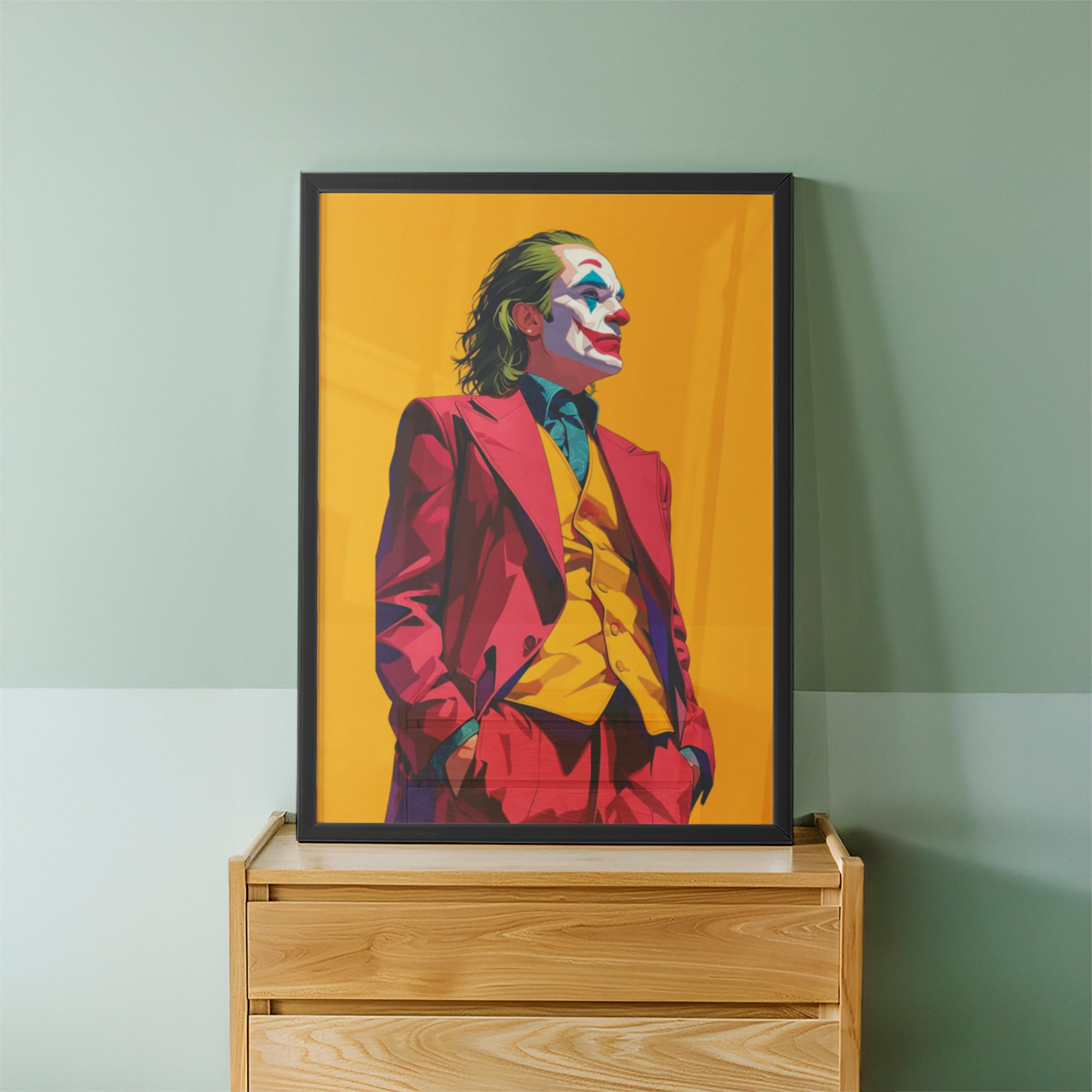 Bold Joker Vibes Wall Art (CS34)