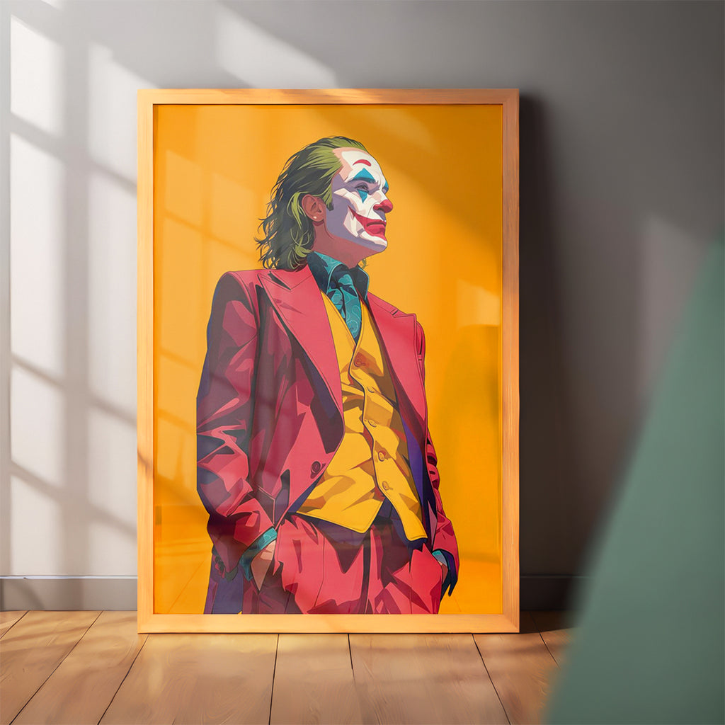 Bold Joker Vibes Wall Art (CS34)