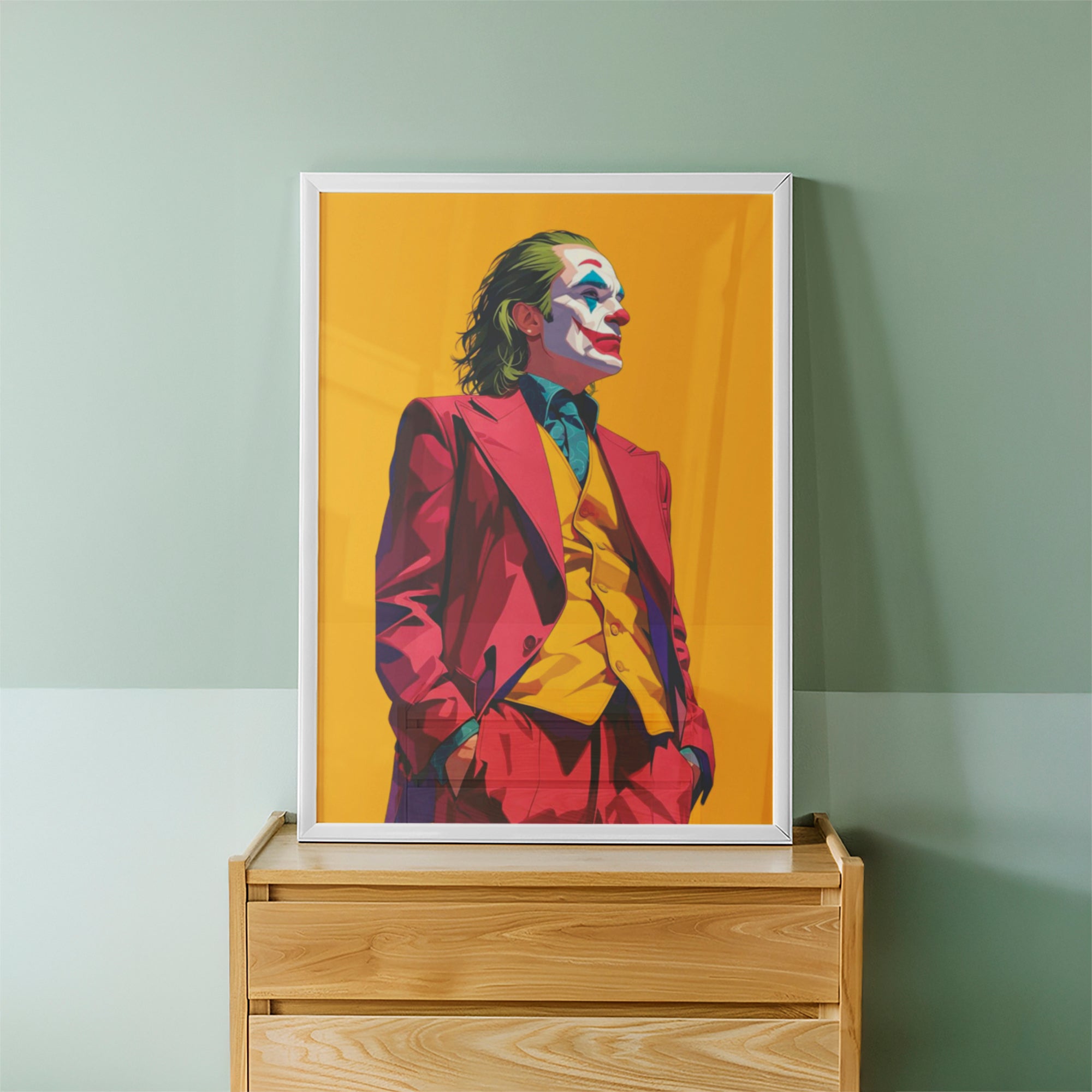 Bold Joker Vibes Wall Art (CS34)