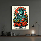 Iconic Statue Remix Wall Art (CS36)