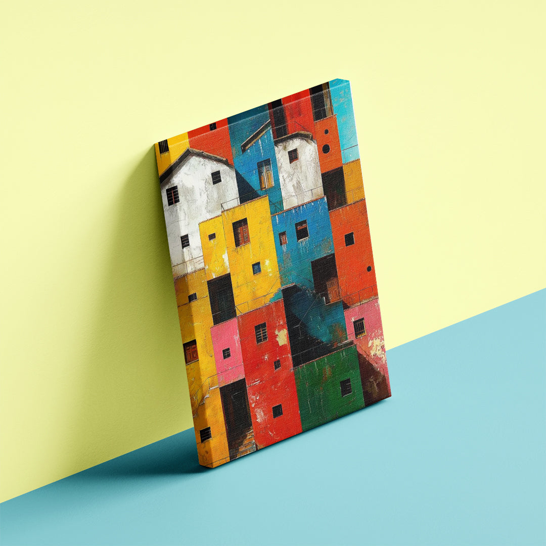 Colorful Neighborhood Wall Art (CS39)