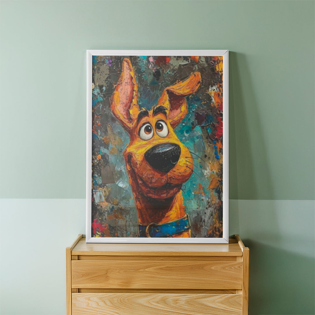 Joyful Dog Art Wall Frame (CS4)