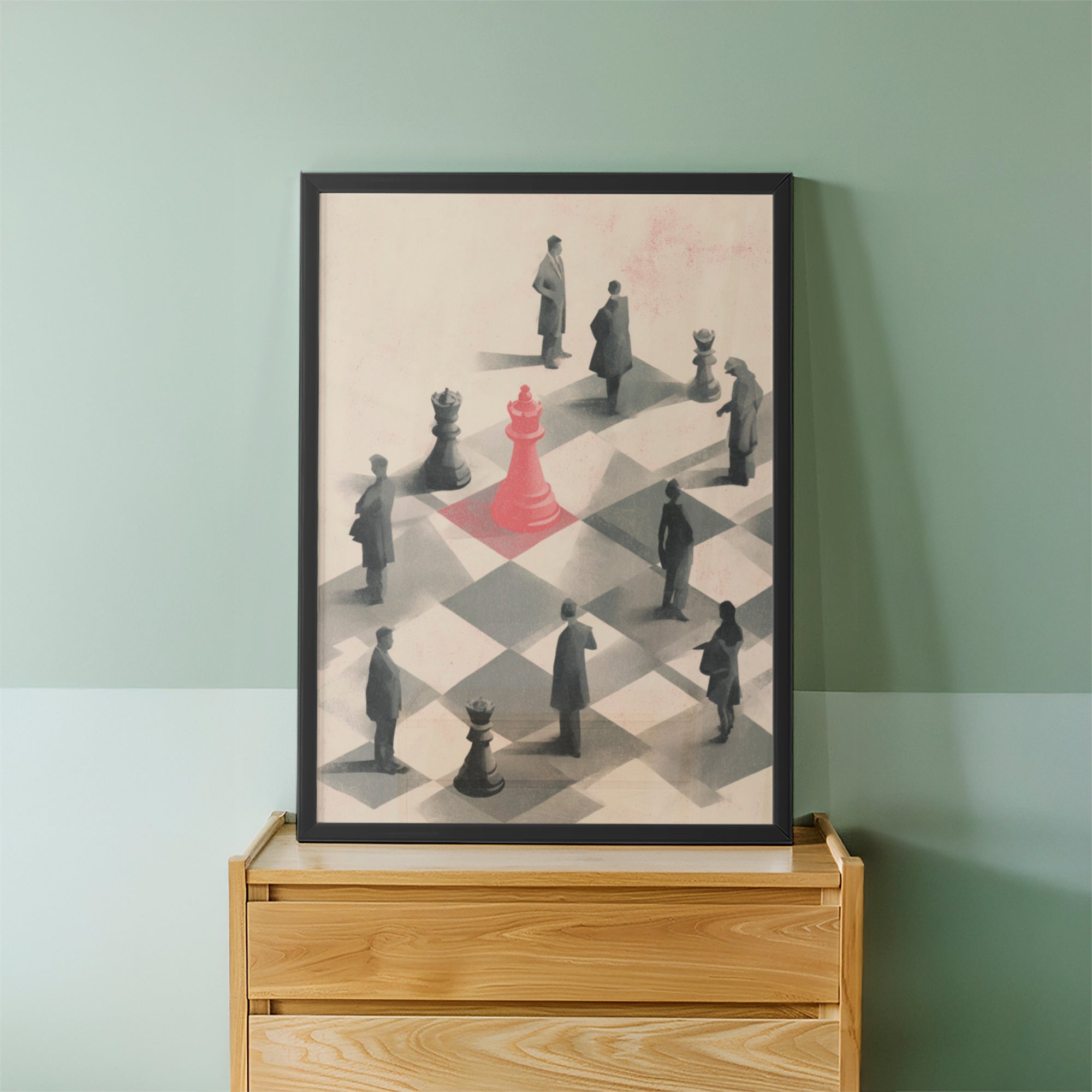 Modern Chess Vibes Casual Frame (CS42)