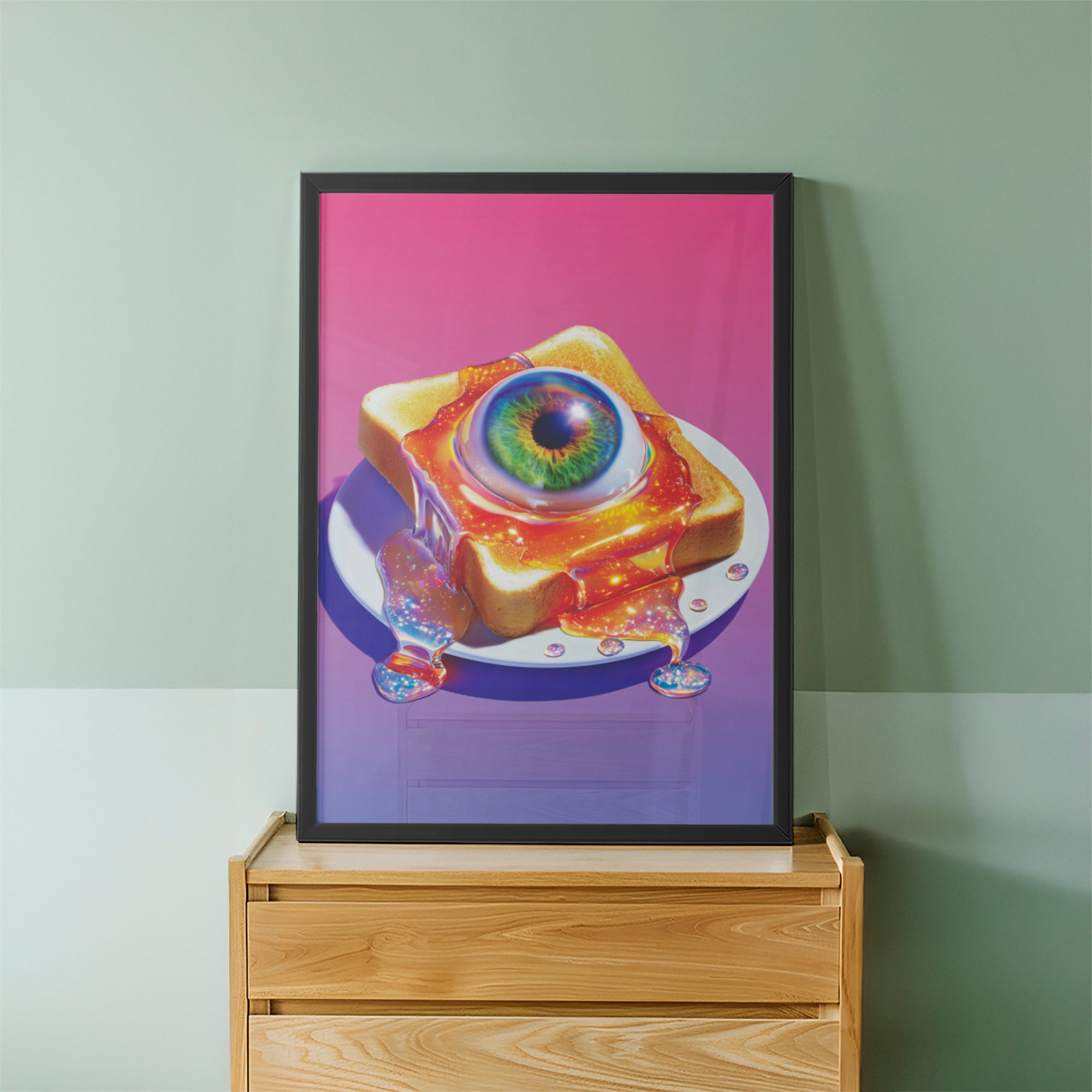 Retro Lens Pop Art Frame (CS43)