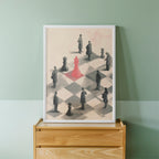 Modern Chess Vibes Casual Frame (CS42)
