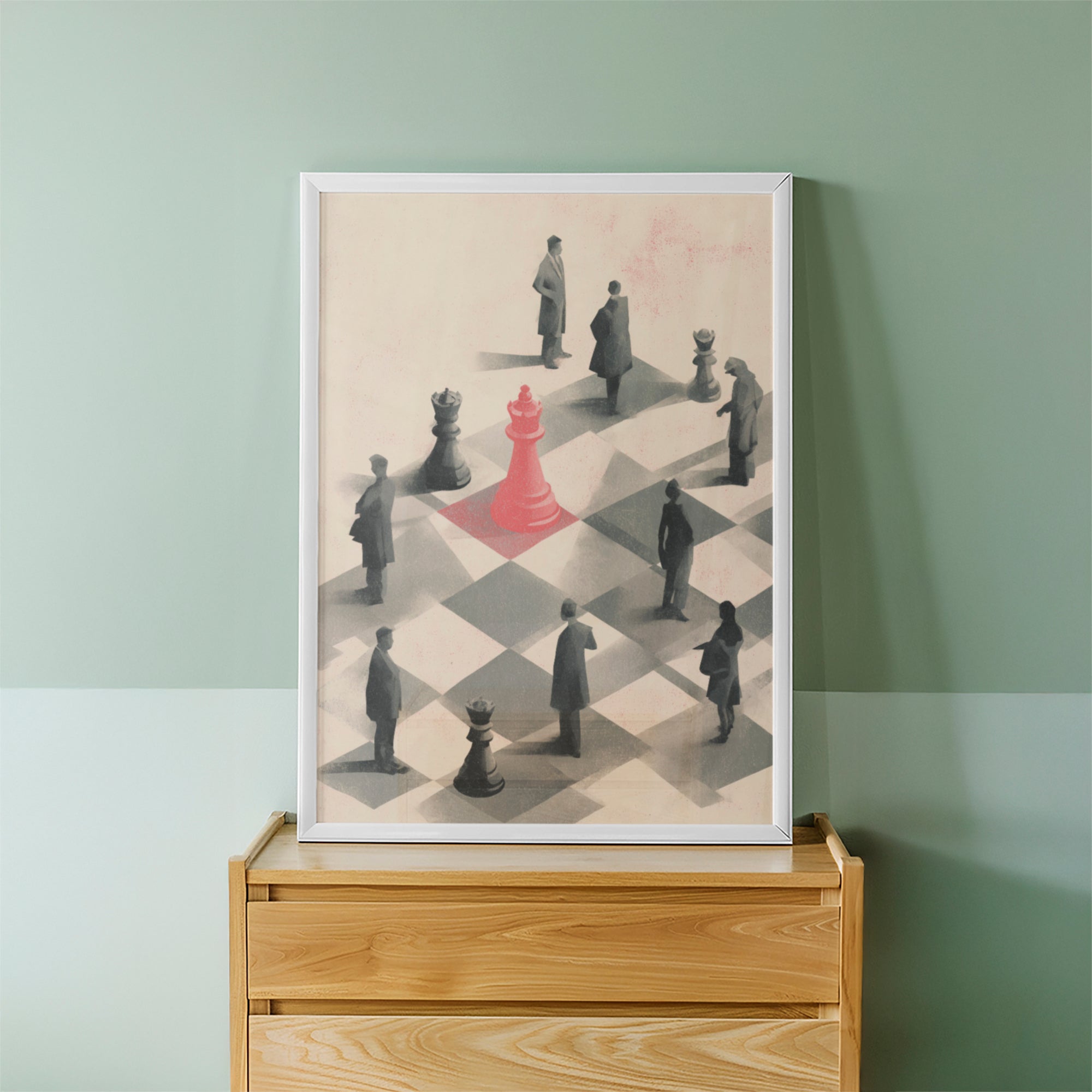 Modern Chess Vibes Casual Frame (CS42)