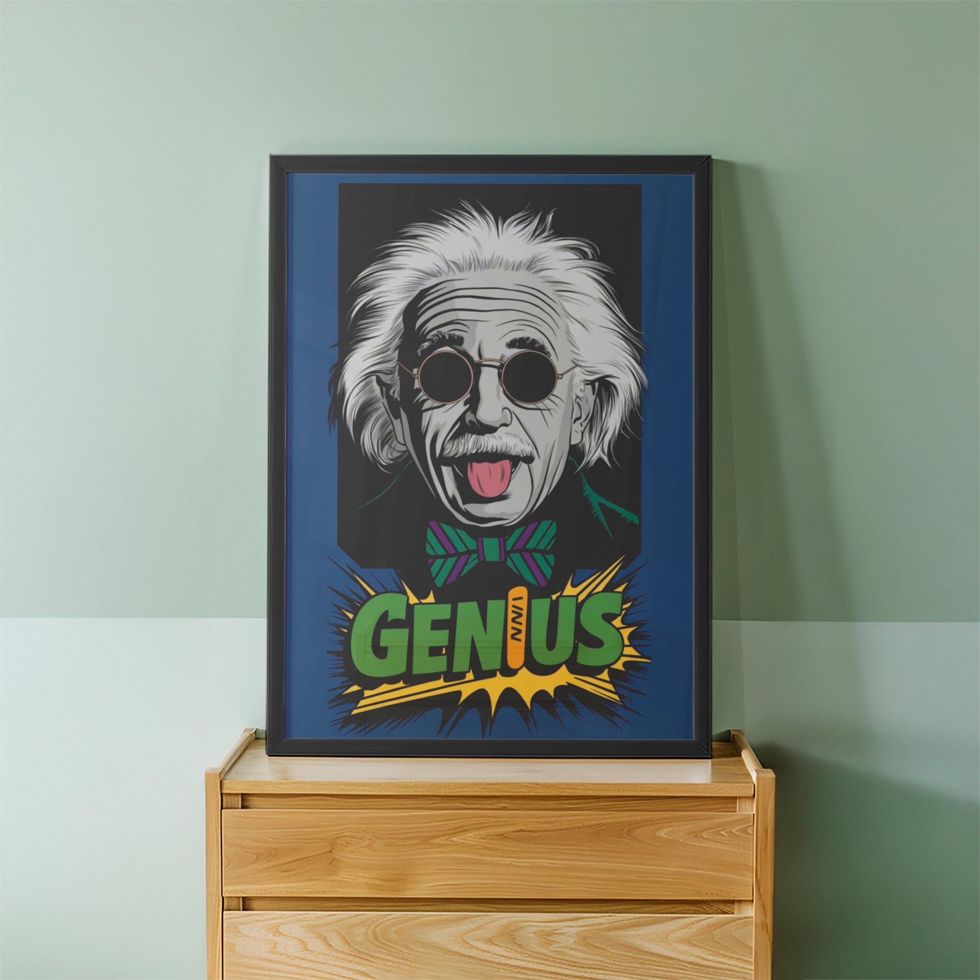 Iconic Genius Pop Art (CS46)