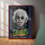 Iconic Genius Pop Art (CS46)