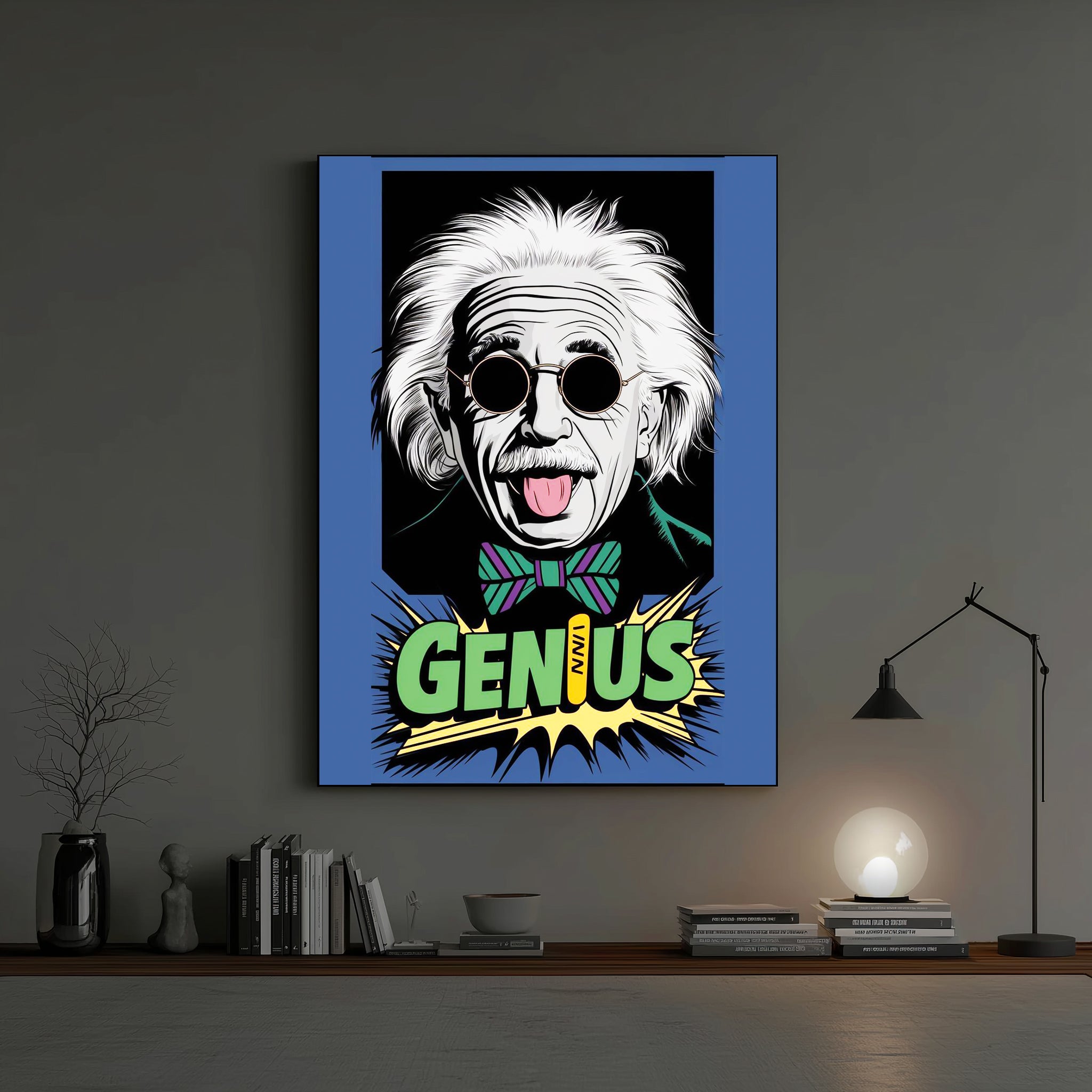Iconic Genius Pop Art (CS46)