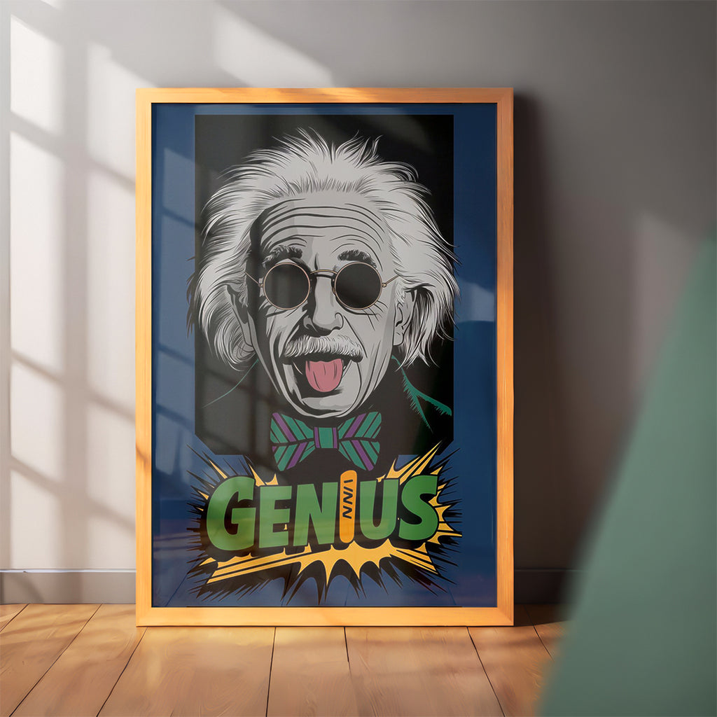 Iconic Genius Pop Art (CS46)