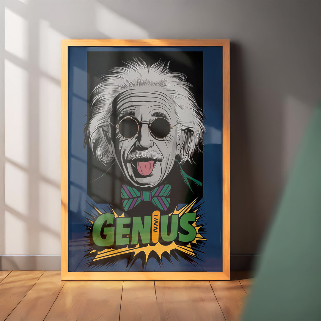 Iconic Genius Pop Art (CS46)