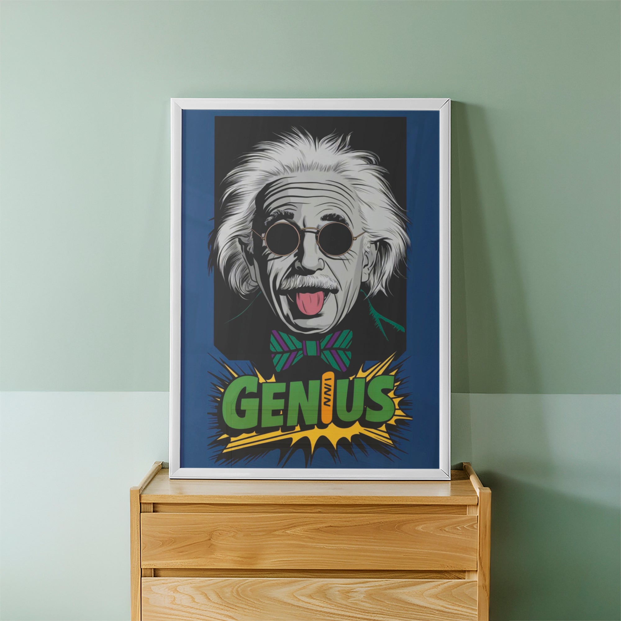 Iconic Genius Pop Art (CS46)