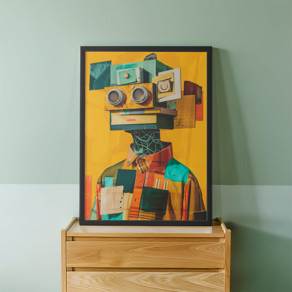 Retro Robot Wall Art (CS47)