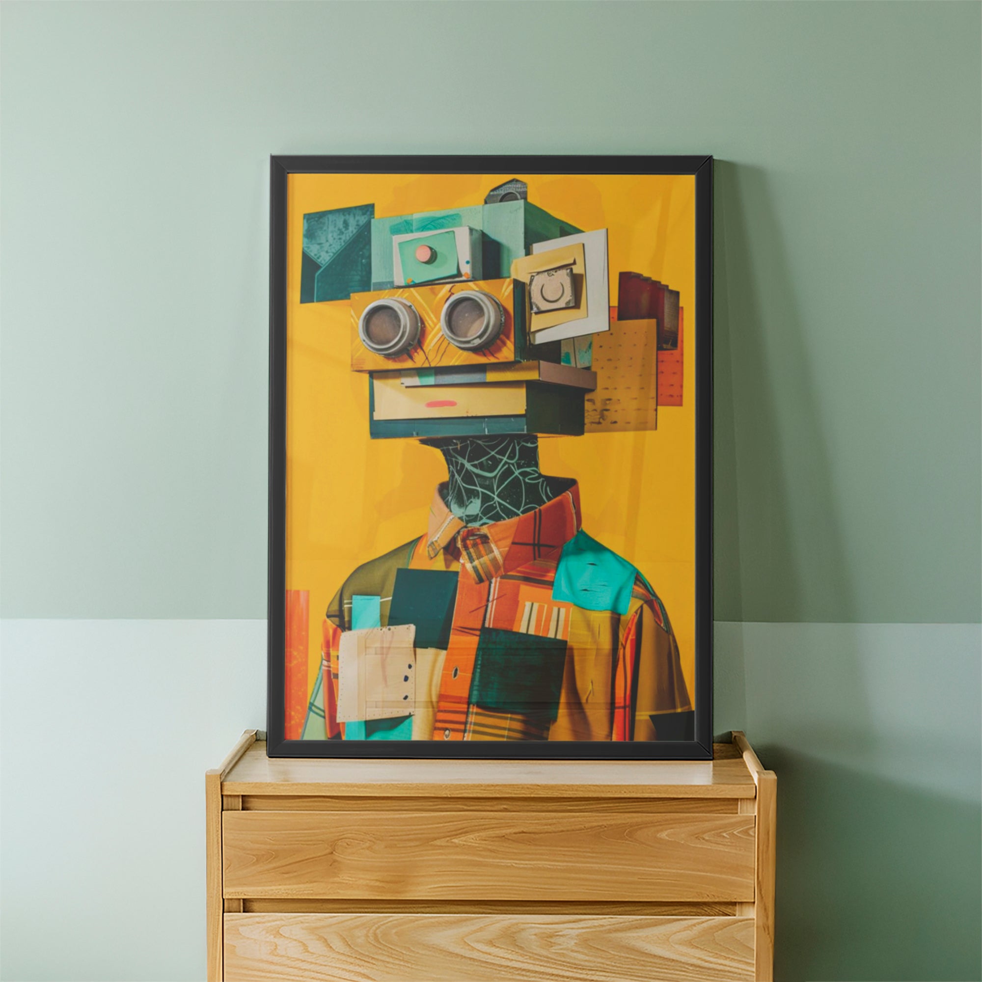 Retro Robot Wall Art (CS47)